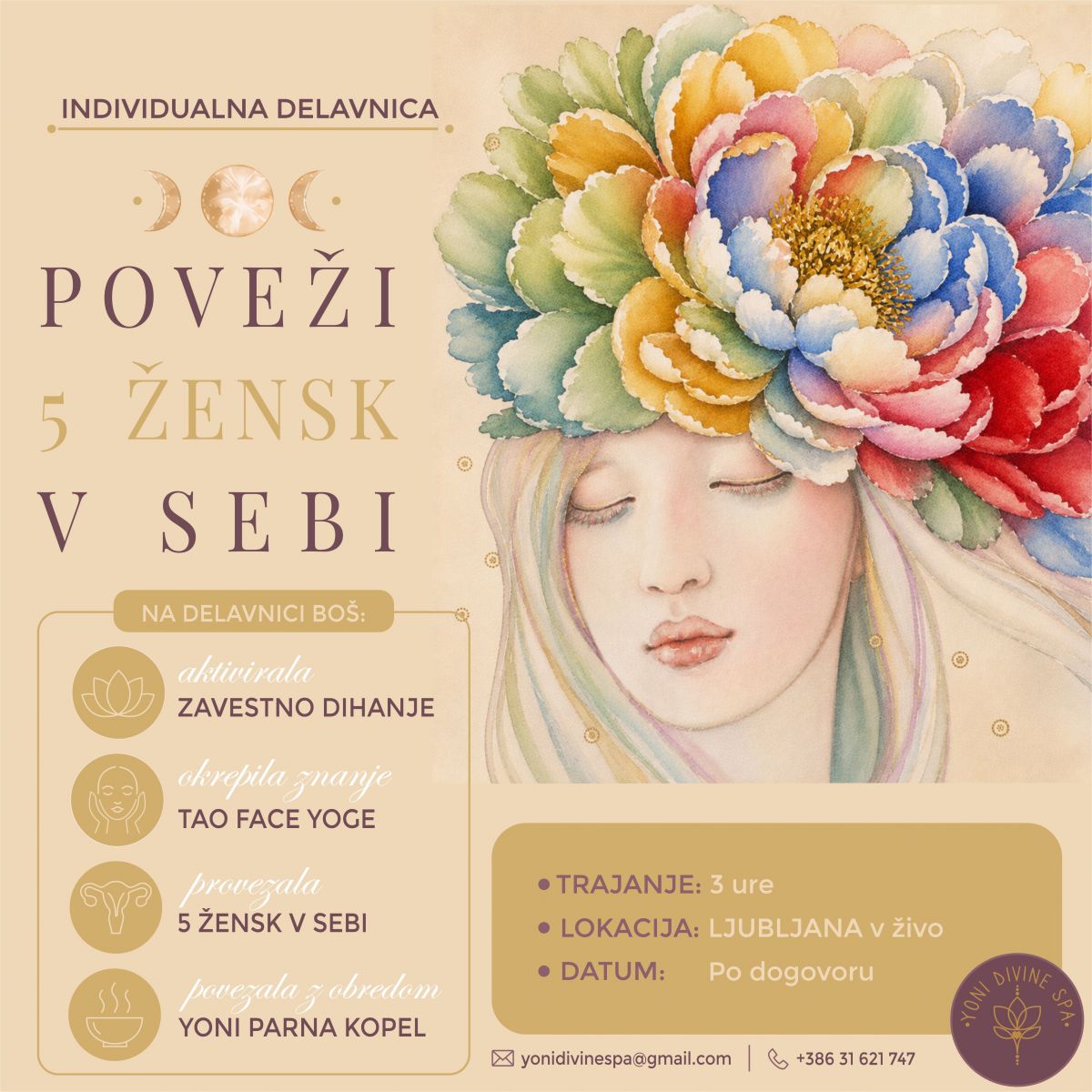7. CONNECT THE 5 WOMEN WITHIN Workshop
